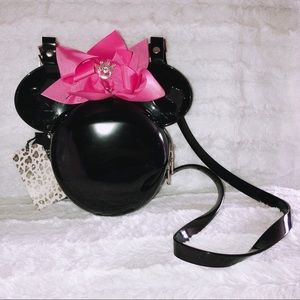 🎀🐭Pink Minnie Mouse Head Crossbody Bag🐭🎀